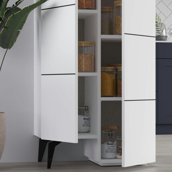Decortie Stair Modern Storage Cabinet Multipurpose