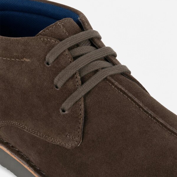 Roamers STANLEY Desert Boots   in  Dark Brown