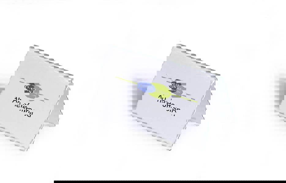 Durable Clear Plastic Table Place Name Holders and Inserts | 25 Pack | 52x100mm