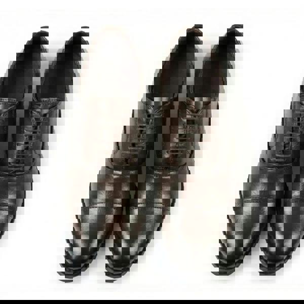 Dolcetto Men’s Classic Cap-Toe Oxford Lace-Up Shoes