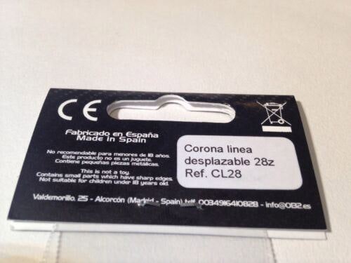 a black and white tag with white text