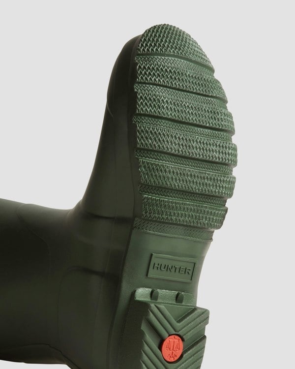 Hunter Original Tall Back Adjustable Womens Wellies - Dark Olive