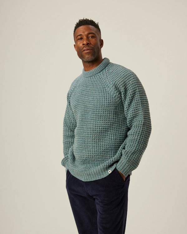 Peregrine  Waffle Crew Jumper