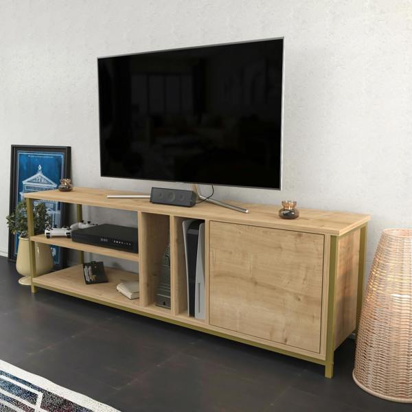 Decorotika Oneida Modern Tv Stand TV Cabinet for TV's up to 72"