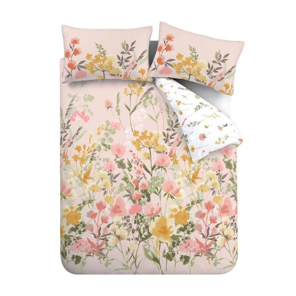 Countryside Floral Pink Duvet Cover Set