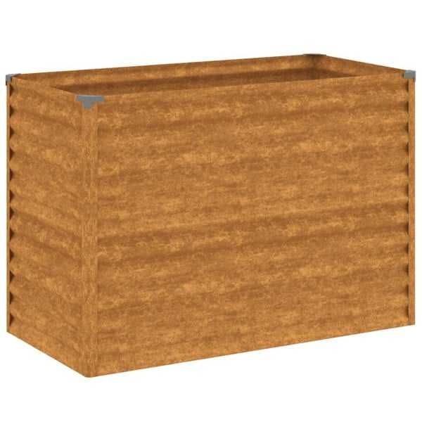 Berkfield Garden Raised Bed 100x50x69 cm Corten Steel