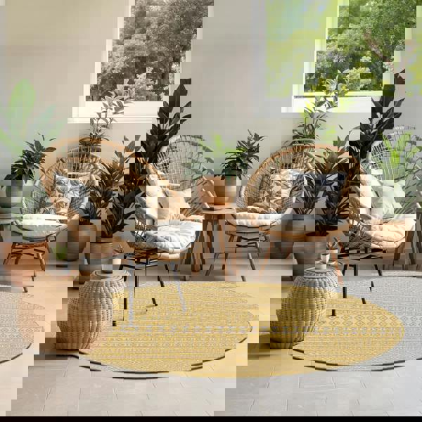 Livabliss Eagean-Global Yellow Ivory Off-White In- & Outdoor Rug