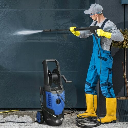 Outsunny 2200W Power Washer 170 Bar Pressure with Adjustable Nozzle - 1 - High Pressure Washer - 32W x 32D x 80H cm