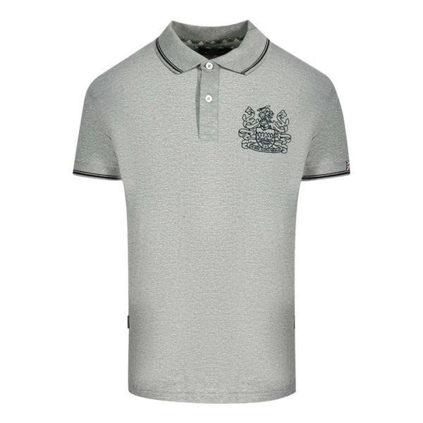 Aquascutum Aldis Tipped Polo Shirt - Grey