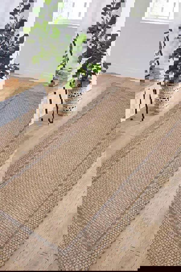 Summer Latte Border Rug – Indoor/Outdoor