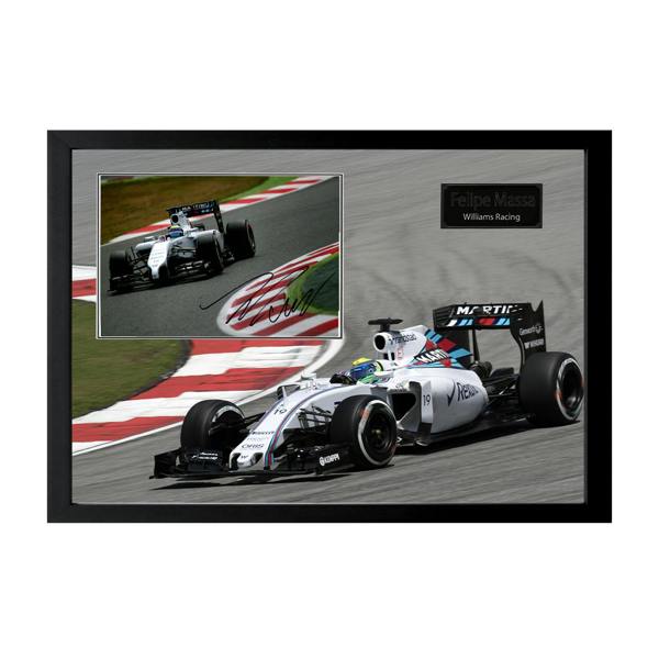 Felipe Massa Signed 12x8 Image Iconic Frame (ACG Cert)