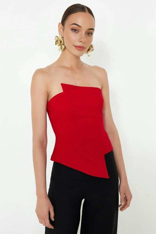 WOVCOR Fitted Woven Blouse