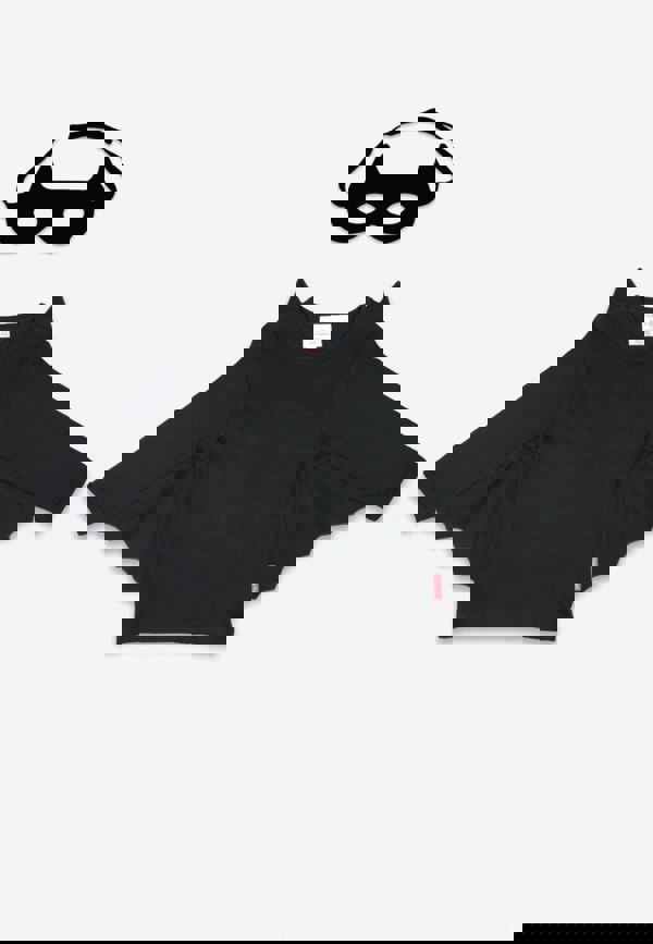 Toby Tiger Organic Batwing T-Shirt & Mask Costume Set