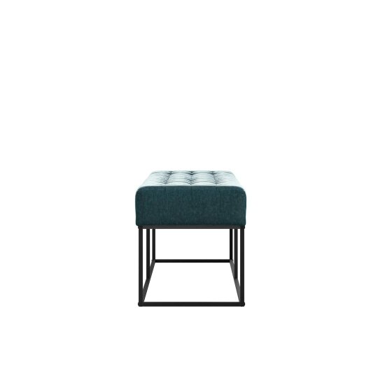 Wyld Haus Cavan Deep Blue Upholstered Diamond Bench