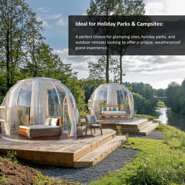 Nicoman Premium PVC Glass Dome – Supplied & Installed