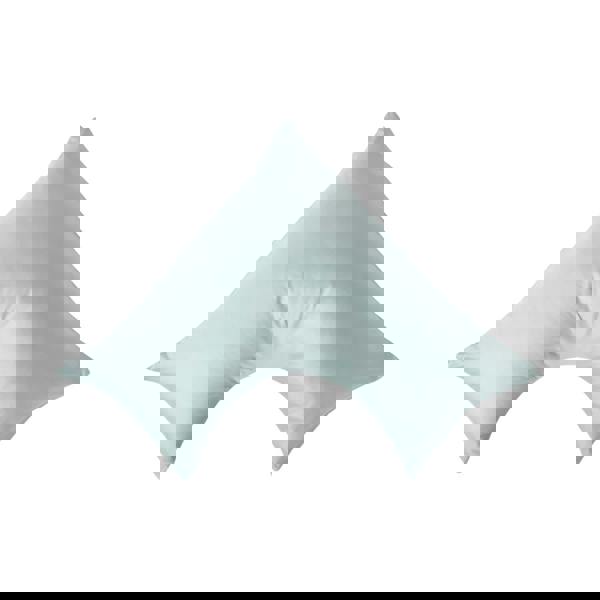 HOMESCAPES Organic 400 TC Egyptian Cotton Sateen V Shaped Pillowcase