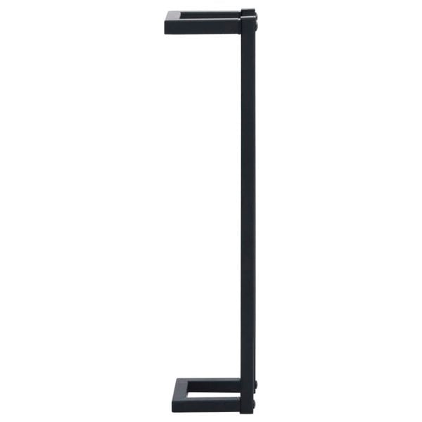 Berkfield Towel Rack Black 12.5x12.5x60 cm Iron