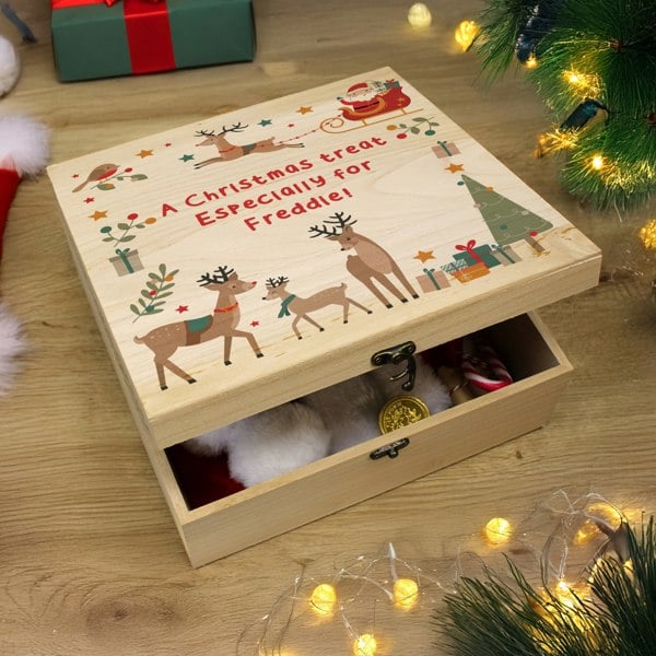 Personalised Memento Company Personalised Santa & Reindeer Christmas Eve Box