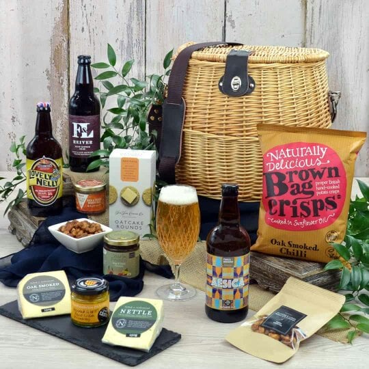 Heather and Bale Ale and Cheese Trout Creel