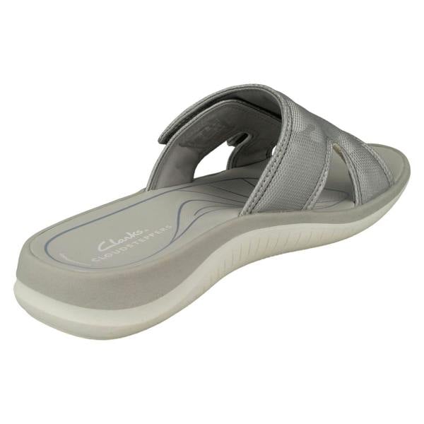 Clarks Ladies Cloudsteppers By Clarks Camo Detailed Mule Sandals Glide Bay 2