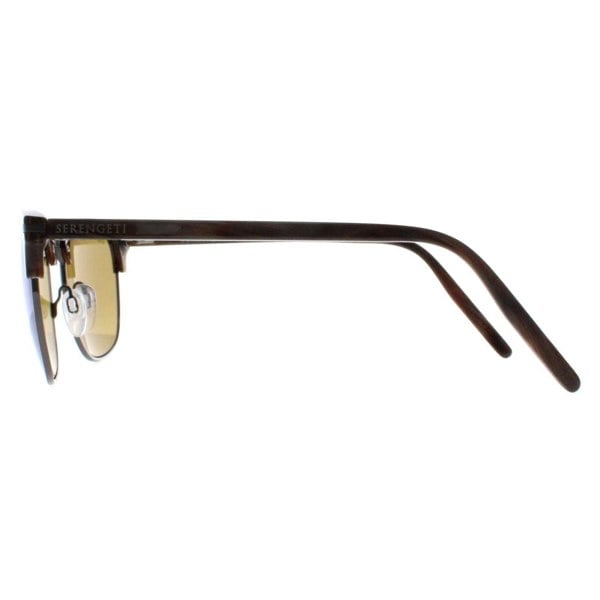 Serengeti Sunglasses Alray 8944 Shiny Wood Grain Blue 555nm Polarized