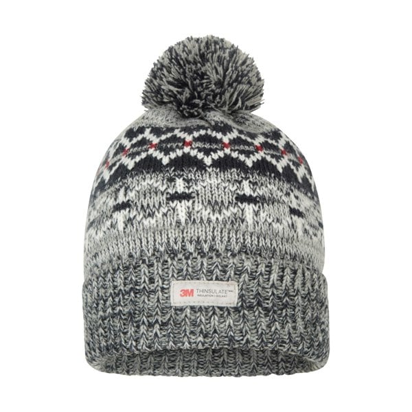 Mountain Warehouse Mens Fair Isle Thinsulate Beanie - Navy