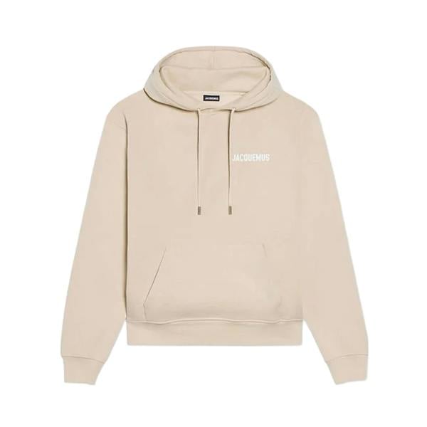 Jacquemus Le Sweatshirt Hoodie   in  Light Brown