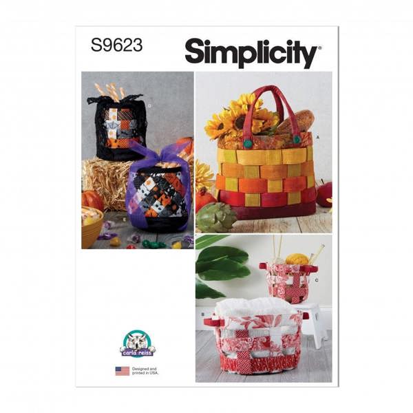 Simplicity Sewing Pattern 9623, Bags OS (One Size Only) - Intermediate