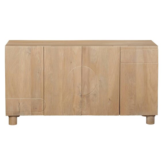 Wyld Haus Buffalo Large Natural Mango Wood 4 Door Sideboard