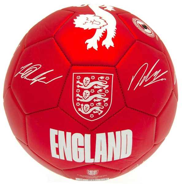 England FA Signature Football - Red