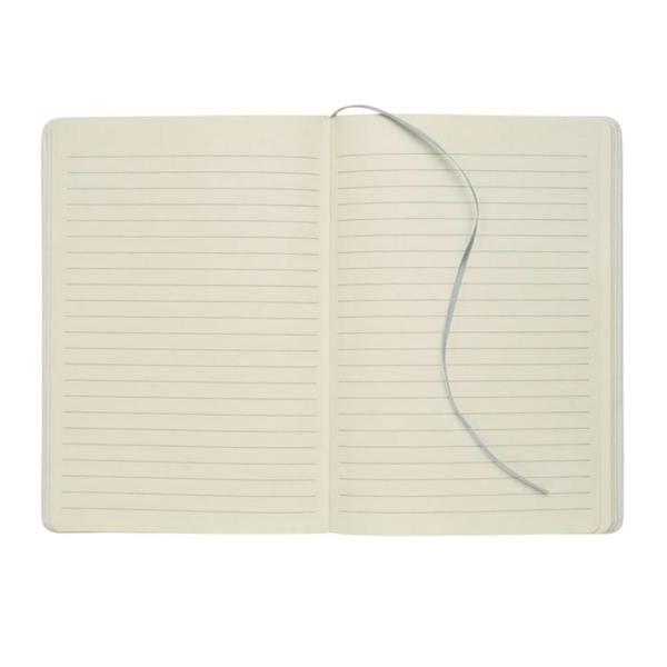 MidOcean Route White A5 Notebook - Silver/White - 
