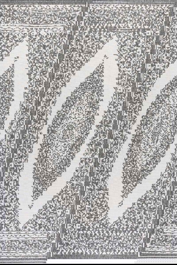 Meekly Indoor & Outdoor Reversible Grey Rug