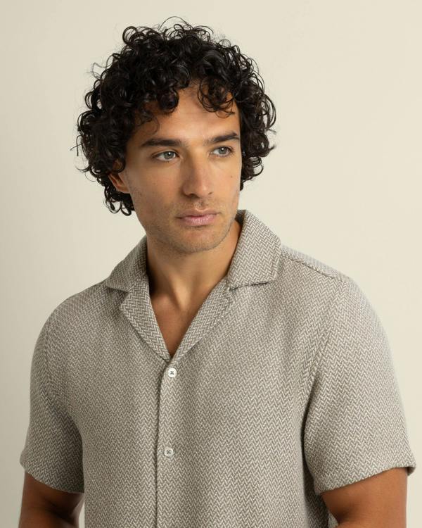 Larsson & Co Wray - Chevron Short Sleeve Shirt