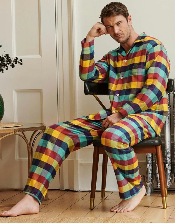 Men's Brushed Cotton Pyjama Set –  Edinburgh Check