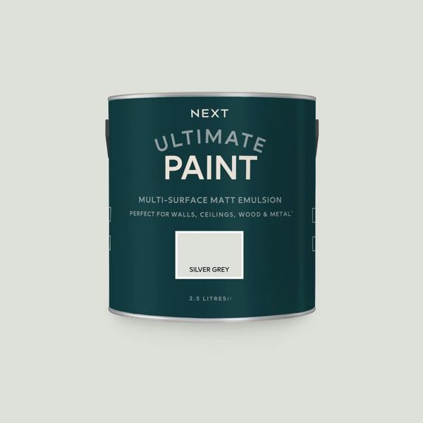 Next Silver Grey Mixed To Order Ultimate Paint 2.5L