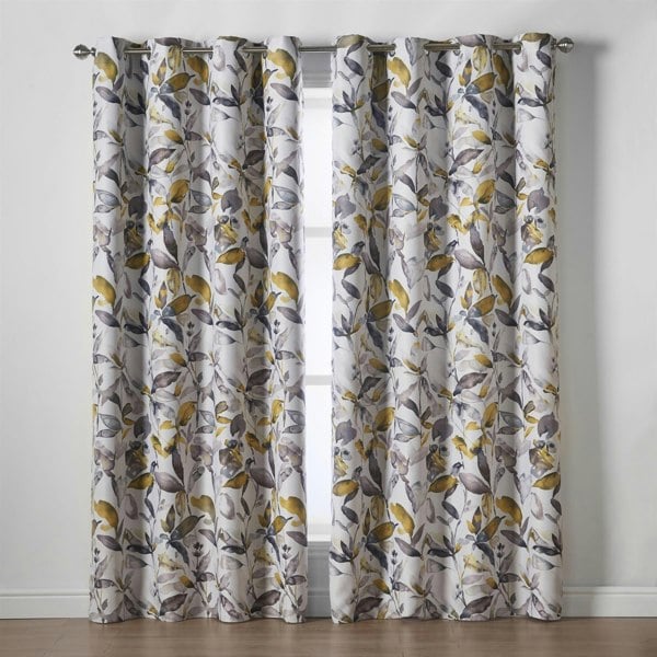 Alan Symonds Giverny Blockout Curtains Thermal Eyelet Header