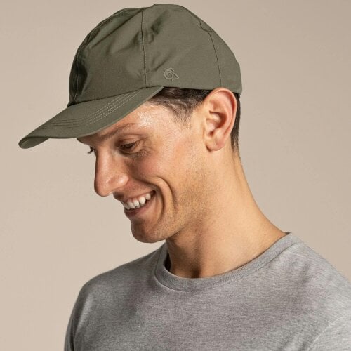 Craghoppers Embroidered Logo Baseball Cap - Dark Sage - One Size - Dark Sage - 100% Mixed
