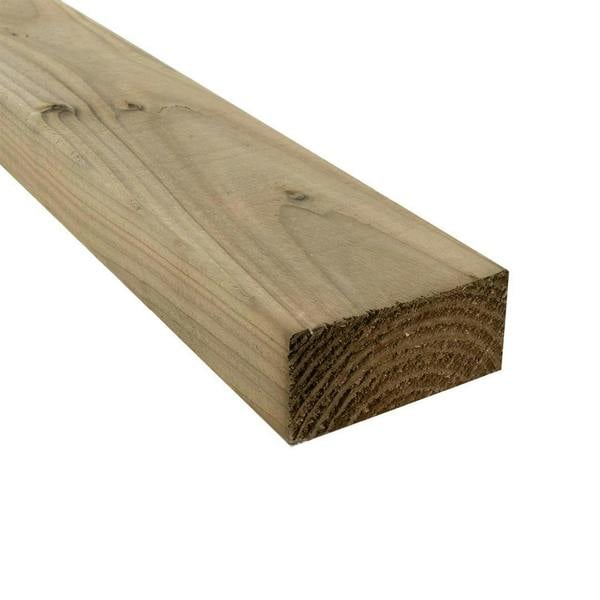 Snowdon Timber Treated 4x2" Timber - Decking Joists (T) 45mm (W) 95mm (L) 1.8m