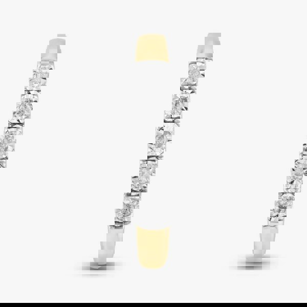 T. H. Baker 9ct Yellow Gold 0.10ct Brilliant Cut Diamond Half Eternity Ring THR40294-10 (YG)