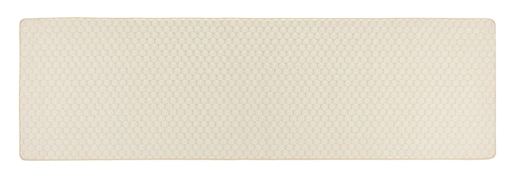 My Mat Sculptured Washable Honeycomb Ivory