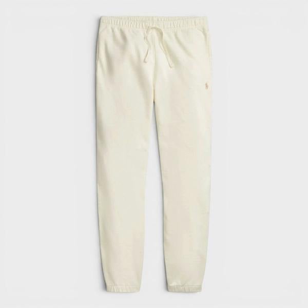 Ralph Lauren Logo Drawstring Track Pants Cream
