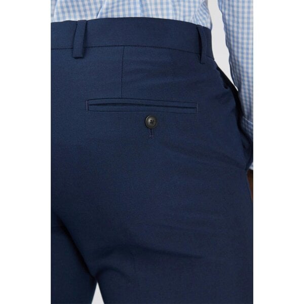 Limehaus Regular Fit Blue Trousers