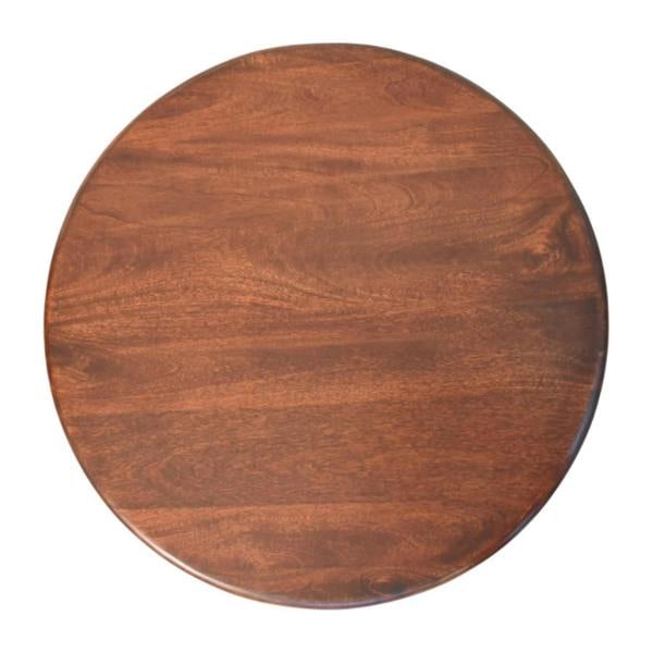 Artisan Furniture Solid Wood Clara Sculpted Coffee Table, Brown