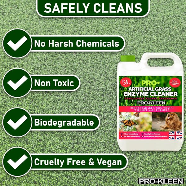 ProKleen Pro-Kleen ProBio Artificial Grass Cleaner Probiotic Based Deodoriser Odour Eliminator Floral 10L
