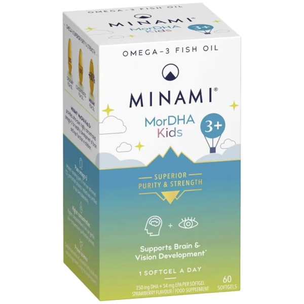 Minami Nutrition MorDHA Mini 3 Years + 60 Capsules