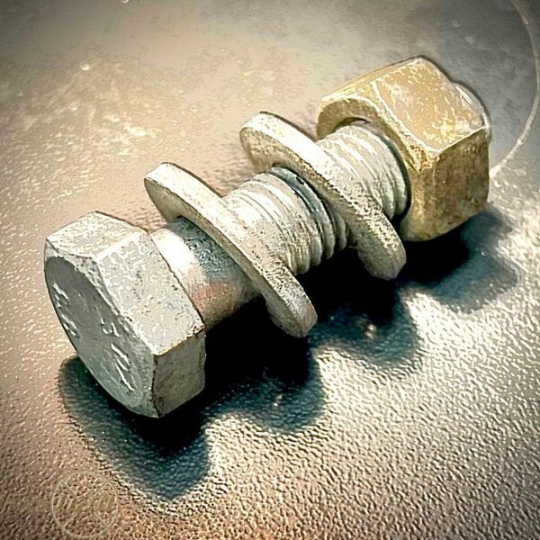 Fixaball M12 Hex Bolt 8.8 Washers Full Nut cl.6 Galvanised DIN 931
