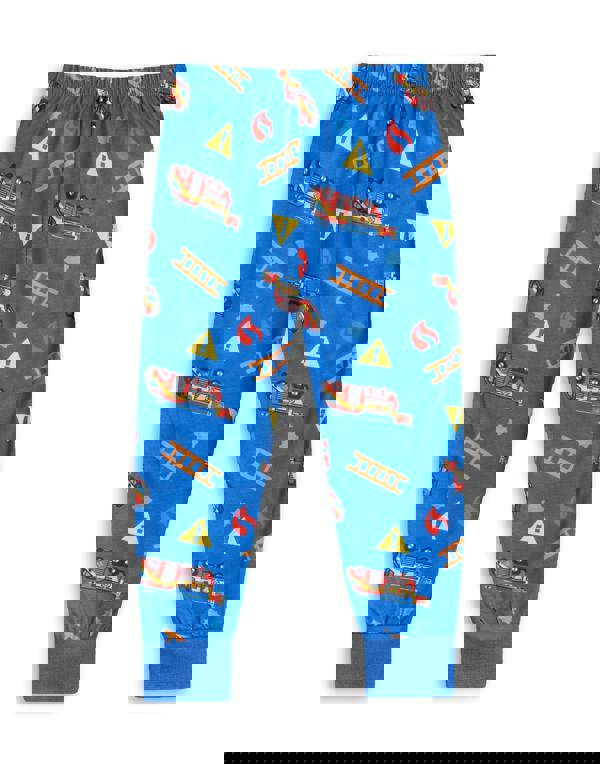 Fireman Sam Boys Blue Character Long Sleeve Long Leg Pyjama Set