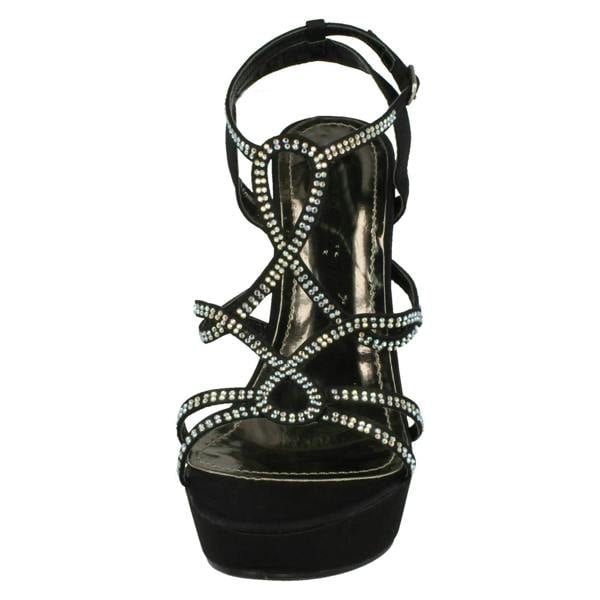 Spot On Ladies Spot On Strappy Heeled Sandals