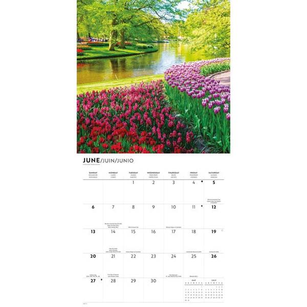 In the Garden Calendar 2027, Wall Calendars, Month To View, Lifestyle, Gift