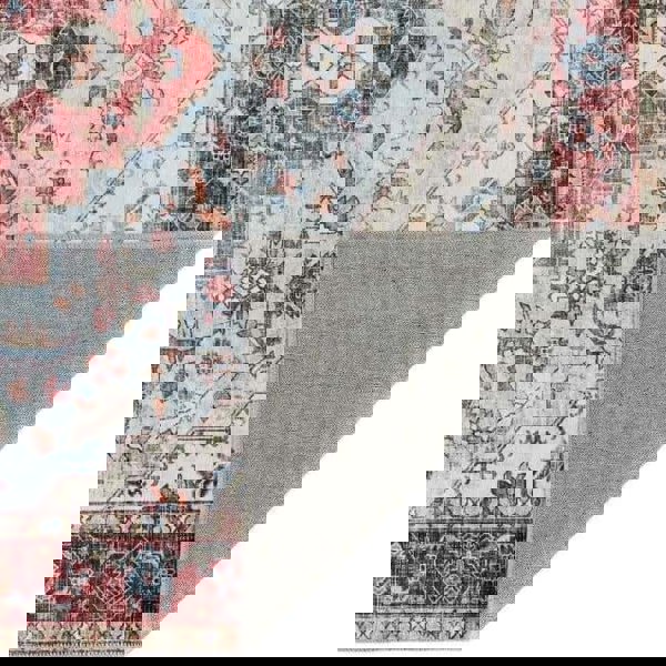 The Rugs Washable Rug Eterna Red: Vintage Style - Easy Care